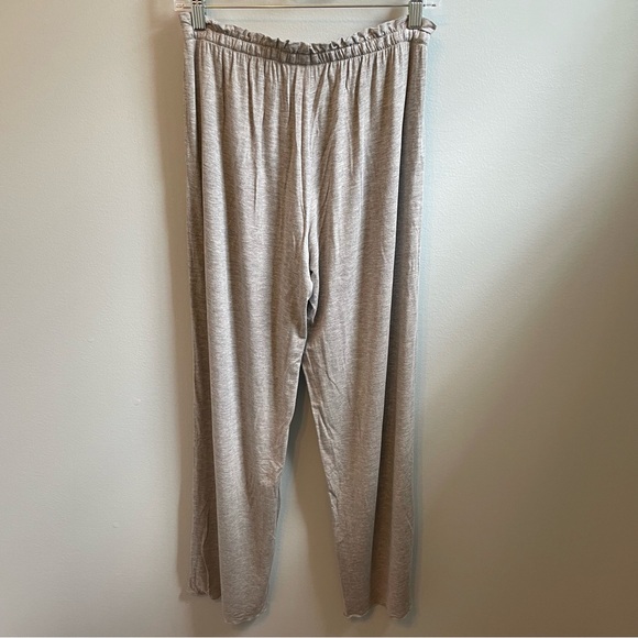 Bamboo Lounge Wear Pants Size S Light Grey Pajama Bottoms Super Soft Stretchy - Picture 3 of 10